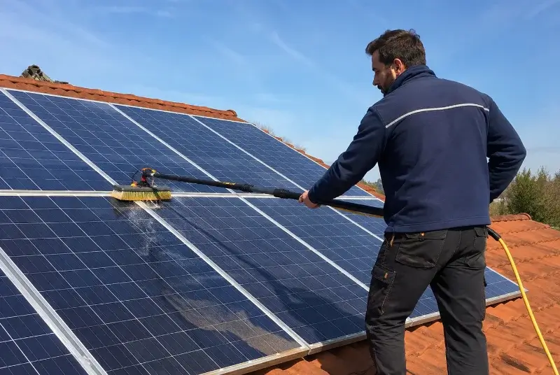 Nettoyage et entretien de panneaux solaires à Saint-Mathieu-de-Tréviers